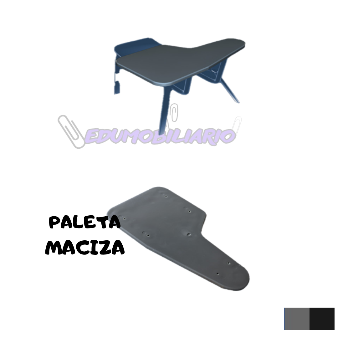 Paleta maciza de polipropileno